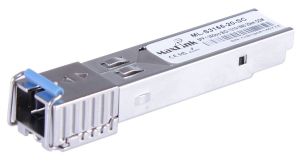 3км Комплект 1.25G SFP оптични модули, WDM(BiDi), SM, 1x SC connector, DDM, Cisco и MikroTik съвместими