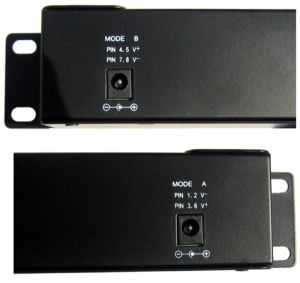 Gigabit POE panel 16 ports, 1U for rack 19", shielded
