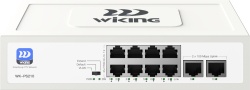 Wiking WK-PS210 PoE switch, 10x LAN/8x PoE, 76W
