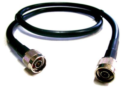 LLC400 Low Loss Cable with N Male Connectors, 1m