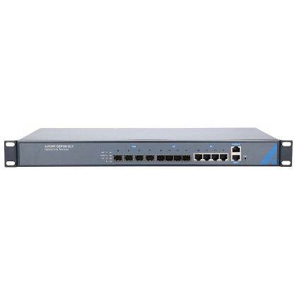 RAPTOR EPON OLT 1U 19'' 4X GIGABIT PON PORTS/ 4X GIGABIT UPLINK PORTS/ 4X SFP PORTS