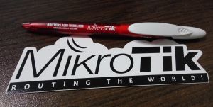 Pen and Sticker MikroTik