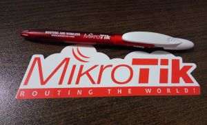 Pen and Sticker MikroTik