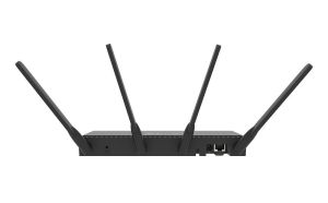 RB4011iGS+5HacQ2HnD-IN - MikroTik WiFi 10xGigabit port router with a Quad-core 1.4Ghz CPU, 1GB RAM, SFP+ 10Gbps cage, dual band 2.4GHz / 5GHz 4x4 MIMO 802.11a/b/g/n/ac wireless and desktop case