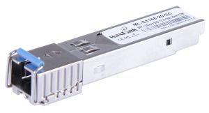Set of 1.25G SFP optical module, WDM(BiDi), SM, 20km, 1x SC connector, DDM, Cisco compatible
