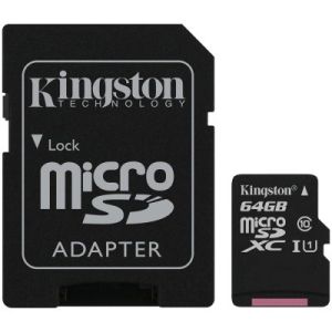 Kingston  micSDXC Canvas Select Plus 100R A1 C10 Card + ADP